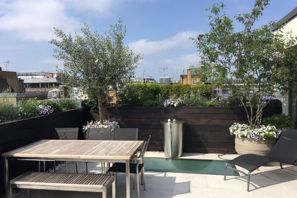 Roof terrace Fitzrovia