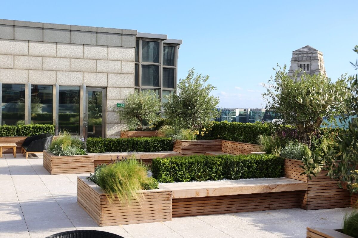 Roof Terrace City3 London Planters