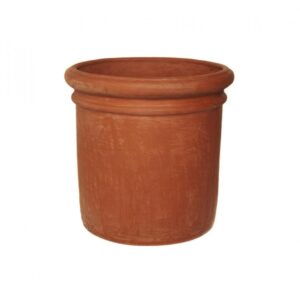 Terracotta Fresco cylinder pot